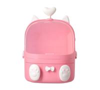 MEIZHITU Rangement Maquillage Cosmétiques Soins De La Peau Rouge À Lèvres Maquillage Masque Maison Boîte De Rangement Multifonctionnelle À Tiroir Rangement Produit de Beauté(Pink1)