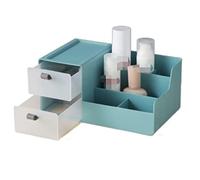 MEIZHITU Rangement Maquillage Type De Tiroir Boîte De Rangement Cosmétique Organisateur De Maquillage Multifonctionnel De Bureau Support De Finition Rangement Produit de Beauté(Grün)