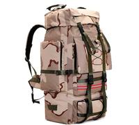 MEIZHITU Sac Randonnée Bivouac 130L Grande Capacité Camping Randonnée Hommes, Sac À Dos De Survie Supplémentaire Sacs à Dos de Randonnée(D)