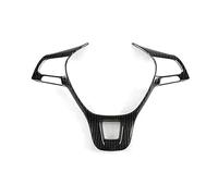 MEIZIYU Couverture de panneau de boutons de volant de voiture, cadre décoratif adapté à la Golf Arteon Atlas Passat Tiguan 2017 - 2020 en Fiber de carbone Autocollant décoratif pour volant de voiture