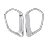 MEIZIYU Garniture de couvercle de feu antibrouillard arrière adaptée à Mitsubishi Outlander 2016-2019 2020, garnitures de lunette de feu antibrouillard chromées, accessoires extérieurs Cadre de garnit
