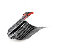 MEIZIYU Panneau de volant de voiture ABS, cadre en forme de U, revêtement d'habillage adapté à Mercedes Benz classe CES W206 W213 W223 Autocollant décoratif pour volant de voiture