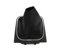 MEIZIYU Pommeau levier vitesse, bouton commutation, levier changement vitesse Convient for VW/EOS 2006-2015 Soufflet de levier de vitesse automobile(Black line)