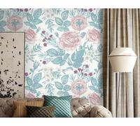 MEIZONGHUOJI Papier Peint Intissé Plantes Et Fleurs De Jardin Salon Chambre Papier Peint Panoramique Décoration Murale 200Cm(W) X140Cm(H)