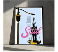 MEIZONGHUOJI Poster Affiche Classique De La Série Télévisée Better Call Saul, Impression Sur Toile, Décoration Murale, Cadeau Pour La Chambre Ou La Maison 50 * 70Cm Sans Cadre