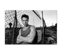 MEIZONGHUOJI Poster Affiche Et Impression De Brad Pitt, Tableau Sur Toile, Décoration Murale Pour Salon Et Décoration Intérieure 50 * 70Cm Sans Cadre