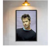 MEIZONGHUOJI Poster Affiche Et Impression De Brad Pitt, Tableau Sur Toile, Décoration Murale Pour Salon Et Décoration Intérieure 50 * 70Cm Sans Cadre