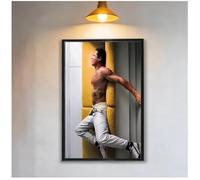 MEIZONGHUOJI Poster Affiche Et Impression De Brad Pitt, Tableau Sur Toile, Décoration Murale Pour Salon Et Décoration Intérieure 50 * 70Cm Sans Cadre