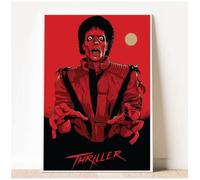 MEIZONGHUOJI Poster De Michael Jackson Pochettes De Chansons Musique Rap Décoration Murale Pour Salon 50 * 70 Cm Sans Cadre