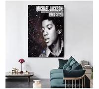 MEIZONGHUOJI Poster De Michael Jackson Pochettes De Chansons Musique Rap Décoration Murale Pour Salon 50 * 70 Cm Sans Cadre