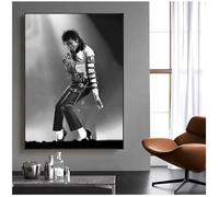 MEIZONGHUOJI Poster De Michael Jackson Pochettes De Chansons Musique Rap Décoration Murale Pour Salon 50 * 70 Cm Sans Cadre