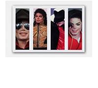 MEIZONGHUOJI Poster De Michael Jackson Pochettes De Chansons Musique Rap Décoration Murale Pour Salon 50 * 70 Cm Sans Cadre