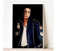 MEIZONGHUOJI Poster De Michael Jackson Pochettes De Chansons Musique Rap Décoration Murale Pour Salon 50 * 70 Cm Sans Cadre