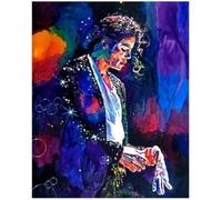 MEIZONGHUOJI Poster De Michael Jackson Pochettes De Chansons Musique Rap Décoration Murale Pour Salon 50 * 70 Cm Sans Cadre