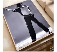 MEIZONGHUOJI Poster De Michael Jackson Pochettes De Chansons Musique Rap Décoration Murale Pour Salon 50 * 70 Cm Sans Cadre