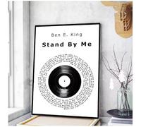 MEIZONGHUOJI Poster Du Film Stand By Me Décoration Murale Pour Café Bar Ou Salle De Réception 50 * 70 Cm Sans Cadre