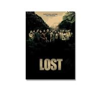 MEIZONGHUOJI Poster Et Tableaux Décoratifs De La Série Télévisée Culte Lost Pour La Chambre Ou Le Salon 50 * 70 Cm Sans Cadre