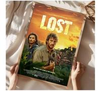 MEIZONGHUOJI Poster Et Tableaux Décoratifs De La Série Télévisée Culte Lost Pour La Chambre Ou Le Salon 50 * 70 Cm Sans Cadre