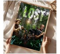 MEIZONGHUOJI Poster Et Tableaux Décoratifs De La Série Télévisée Culte Lost Pour La Chambre Ou Le Salon 50 * 70 Cm Sans Cadre