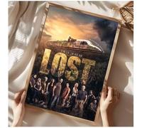 MEIZONGHUOJI Poster Et Tableaux Décoratifs De La Série Télévisée Culte Lost Pour La Chambre Ou Le Salon 50 * 70 Cm Sans Cadre