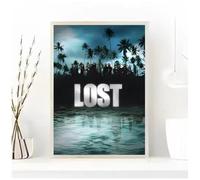 MEIZONGHUOJI Poster Et Tableaux Décoratifs De La Série Télévisée Culte Lost Pour La Chambre Ou Le Salon 50 * 70 Cm Sans Cadre