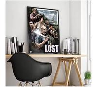 MEIZONGHUOJI Poster Et Tableaux Décoratifs De La Série Télévisée Culte Lost Pour La Chambre Ou Le Salon 50 * 70 Cm Sans Cadre