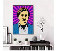 MEIZONGHUOJI Poster Sur Toile Avec Photo D'Identité Judiciaire De Lord Pablo Escobar (Narcos) Décoration Pour Salon Ou Maison 50 * 70 Cm Sans Cadre
