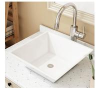 MEJE Lavabo carré 41 x 41 cm -céramique blanche