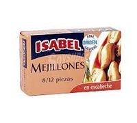 MÉJILLONS ESCABECHE 8/12 PIÈCES OL-120 LAT 115 GR(PE 69 GR) ISABEL