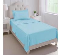 Mejoroom Parure de lit 3 pièces avec taies d'oreiller et draps pour Enfants, garçons et Filles, Poches Profondes, hypoallergénique, Infroissable et Respirant, résistant à la décoloration (lit jumeau,