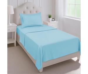 Mejoroom Parure de lit 3 pièces avec taies d'oreiller et draps pour Enfants, garçons et Filles, Poches Profondes, hypoallergénique, Infroissable et Respirant, résistant à la décoloration (lit jumeau,