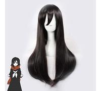 Mekakucity acteurs Tateyama Ayano Cosplay perruques noir longue droite fibre résistante à la chaleur cheveux Perucas Anime Costume perruque KUZZ338E