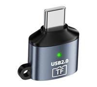 Mekalero Adaptateur de lecteur de carte TF portable vers USB avec vitesse rapide pour photographes et professionnels TF Adaptateur de carte