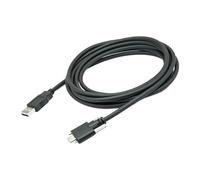Mekalero Câble USB 3.0 vers type C avec mécanisme de verrouillage Texture cuivre Convient pour les applications industrielles de mouvement