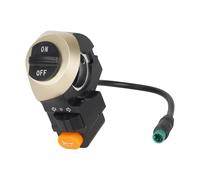 Mekalero Commutateurs universels pour scooter électrique 5 broches étanches gauche droite clignotants et contrôle du klaxon pour lampe de vélo électrique KugooM4 étanche