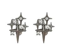Mekalero Cristaux incrustés de zircones incrustés d'écouteurs avec clips en forme d'étoile pour boucles d'oreilles Freeclip1/2 FreeClip avec des flashs en oxyde de zirconium