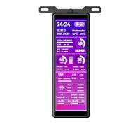 Mekalero Écran secondaire en aluminium usiné de haute précision avec ventilateur de 40 mm pour améliorer la gestion des flux d'air. Moniteur de structure en temps réel