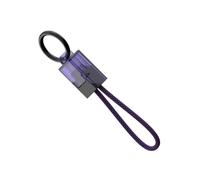 Mekalero Élégant cordon de charge tissé PD240W de type C avec coque de rangement de protection et câble de données USB C compatible avec charge rapide