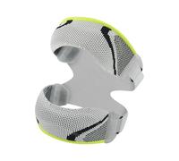 Mekalero Genouillère pour ménisque, absorption des chocs, rembourrage en silicone pour football, basket-ball, volley-ball, course à pied, double ceinture renforcée