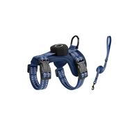 Mekalero Harnais réfléchissant résistant aux fuites, avec support pour dispositif de suivi, harnais ergonomique