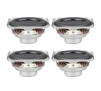 Mekalero Haut-parleurs de 5,1 cm à gamme complète 4 Ohm 5 W double aimants stéréo woofer pour sortie sonore haut-parleurs de cinéma maison