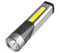 Mekalero Lampe de poche multifonction résistante aux chocs - Outil d'éclairage puissant - Texture adaptée pour la course de nuit et la pêche - Lampe de poche