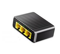 Mekalero Le répartiteur Internet Gigabit standard industriel prend en charge l'extension Ethernet à 4 entrées, fonctionne à des températures allant de 10 ℃ à 55 ℃ pour appareil net pour petites