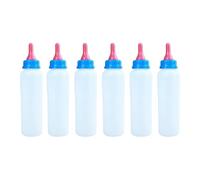 Mekalero Lot de 6 biberons à bec long pour moutons, veaux, bétail