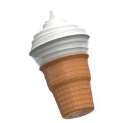 Mekalero Machine à dessert créative pour congélateur, machine à crème glacée pratique adaptée à différentes saveurs en utilisant une simple pression de la machine à dessert de saison