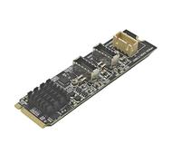 Mekalero Module d'extension PCIe M vers deux prises de type E 10 Gbit/s pour USB 3 version 2 et extension PCIe USB C