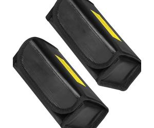 Mekalero Petit sac de sécurité pour appareil de télécommande avec cadre renforcé et sac de transport pour piles