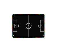 Mekalero Planche de football LCD de 50,8 cm avec stylet tactile pour entraîneurs, dessin, entrainement, serrures faciles à effacer, étanche, tableau effaçable en ABS