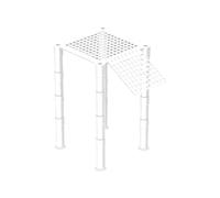 Mekalero Plateforme pour terrarium - Rampes d'escalade pour reptiles - Accessoires de terrarium - Décoration pour tortue - Accessoires pour aquariums