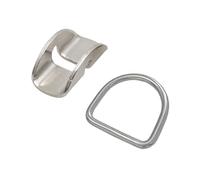 Mekalero Scubas Support de réservoir à montage latéral pour cylindres d'air Siège fixe Réservoirs de plongée Cylindre Anneaux en D Support Arrière Fly Side Positionnement Boucles Base